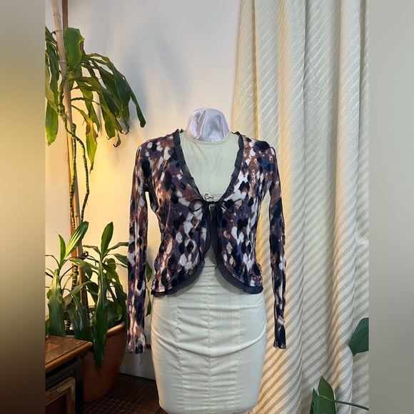 Simply Vera Wang Tie Cardigan - Picture 3 of 5